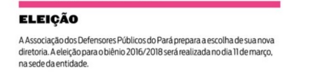 Jornal Diário do Pará - Coluna da Ana Carolina - 14.01
