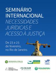 Read more about the article Começa amanhã o Seminário Internacional sobre Necessidades Jurídicas e Acesso à Justiça