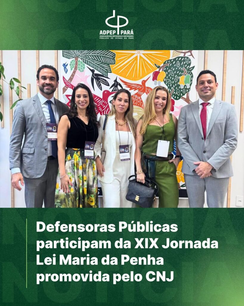 Read more about the article Defensoras Públicas participam da XIX Jornada Lei Maria da Penha promovida pelo CNJ